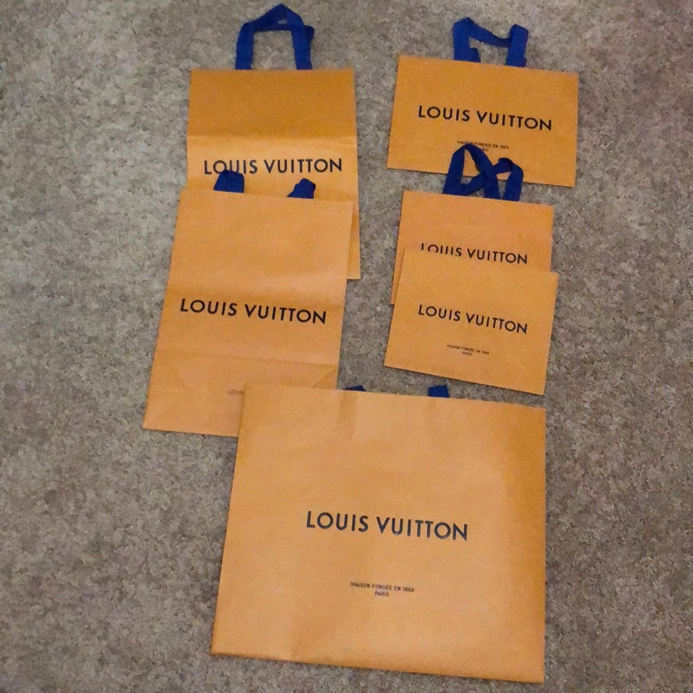Shopping bags from Louis Vuitton